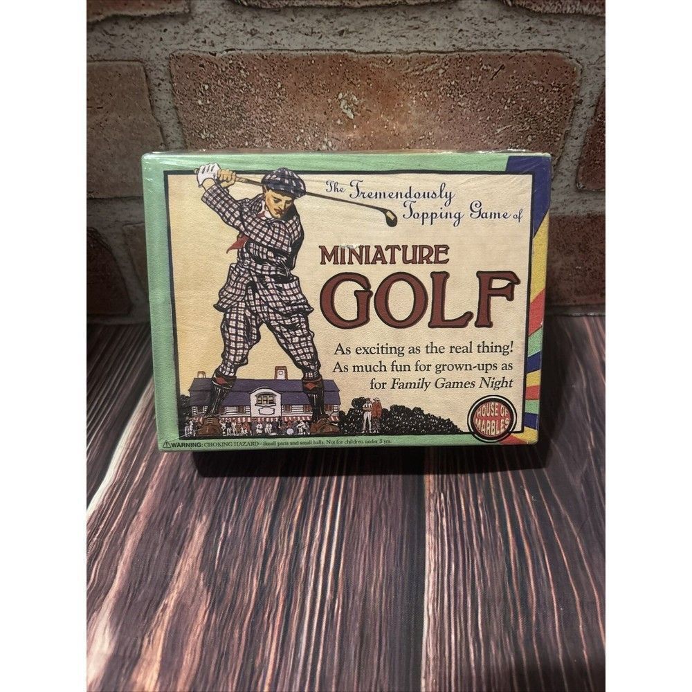 The Tremendously Topping Game of Miniature Golf by House of Marbles New